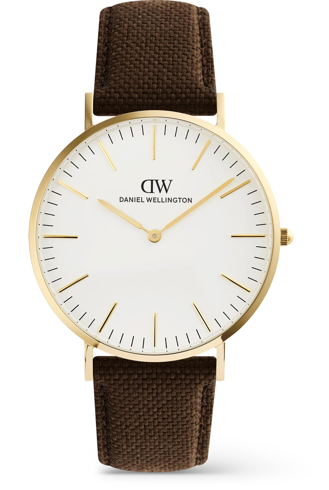 Daniel Wellington Classic 40 Brown Canvas White G DW00100942