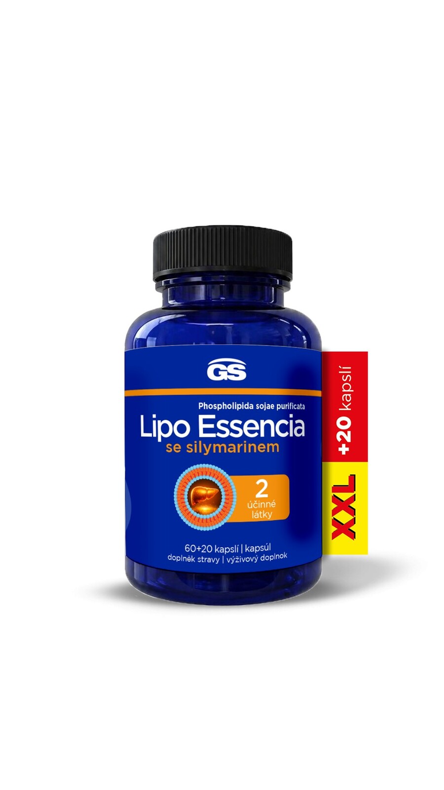 GreenSwan GS Lipo Essencia so silymarínom 60 + 20 kapsúl XXL