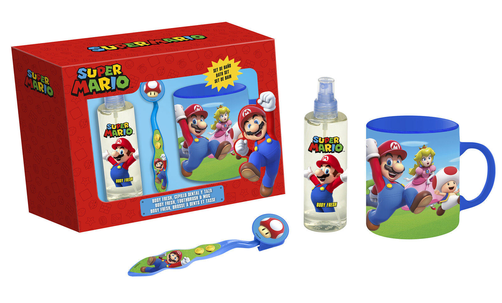 EP Line Darčeková sada so zubnou kefkou Super Mario
