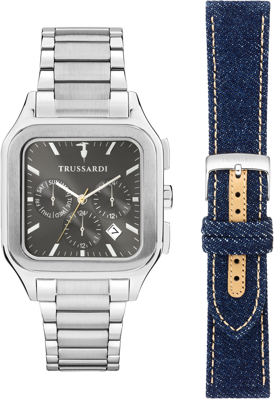 Trussardi Darčekový set T-Quadro R2453177001 + remienok