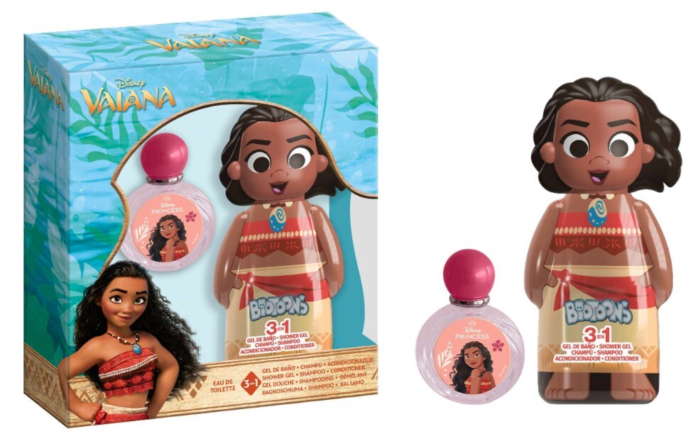 EP Line Vaiana - EDT 50 ml + 3v1 pena do kúpeľa, šampón a kondicionér 300 ml