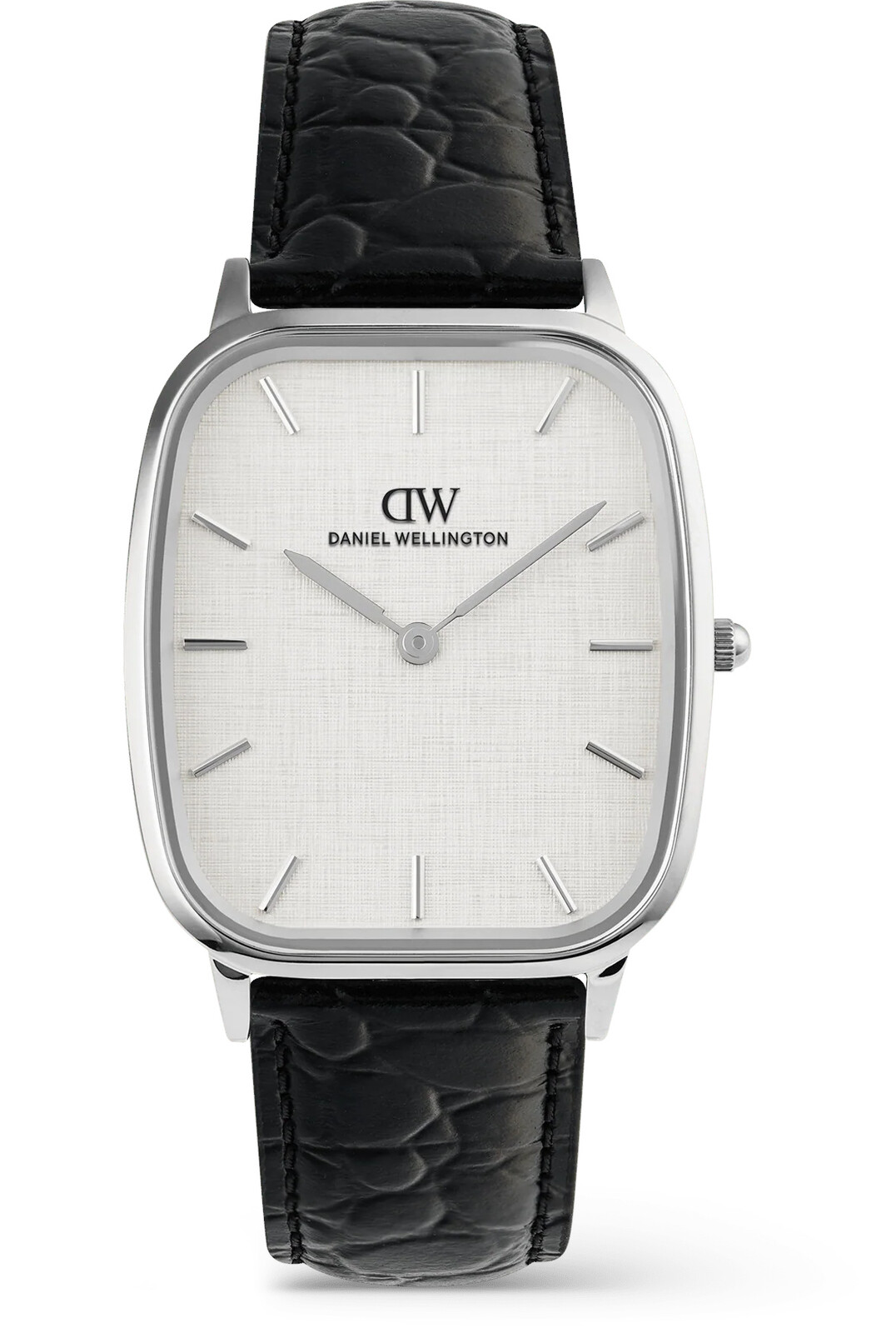 Daniel Wellington Marlon 32x36.30 Black Croc Belly Linen Off-White DW00100953