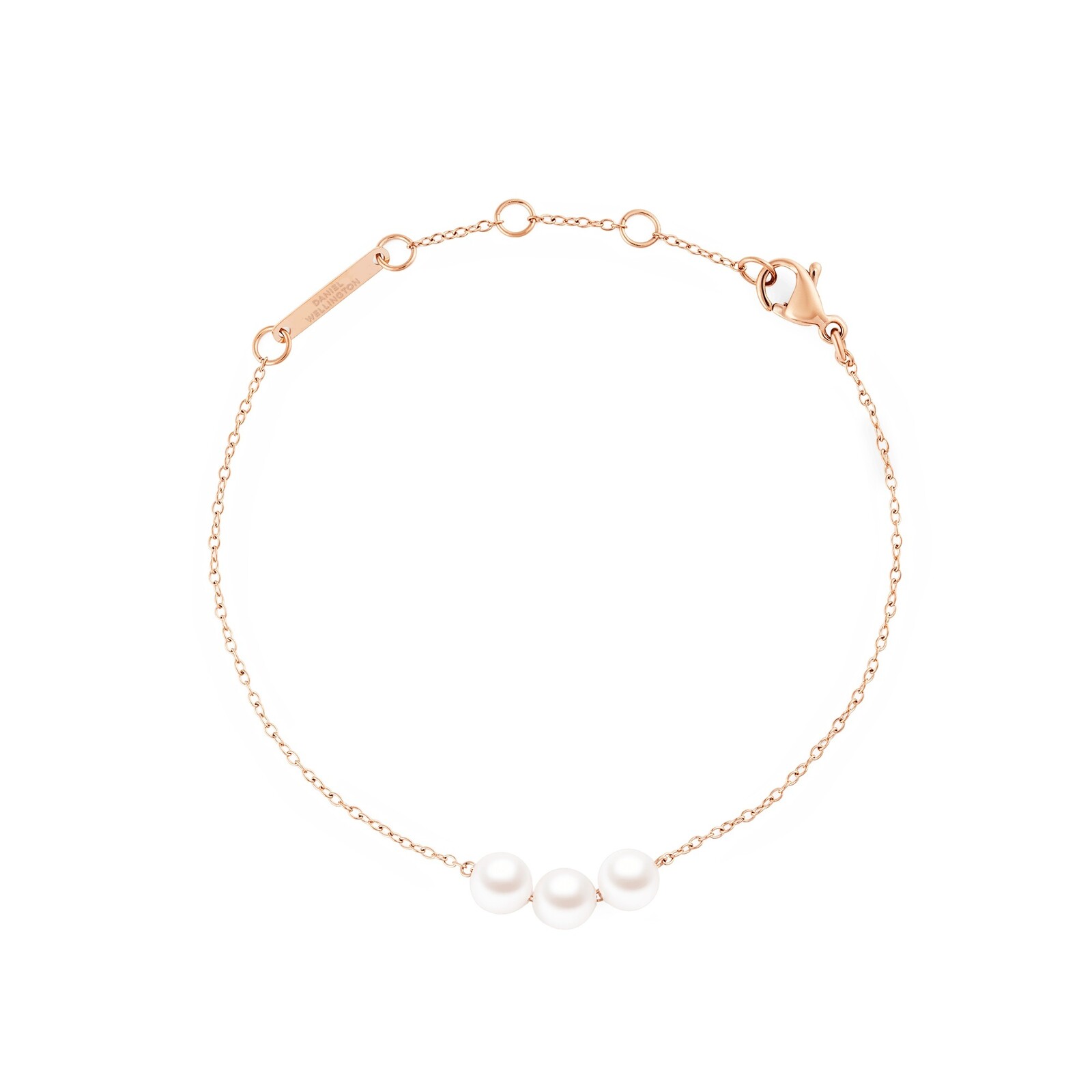 Daniel Wellington Pôvabný náramok so Swarovski perlami Pearl Trio DW00402105