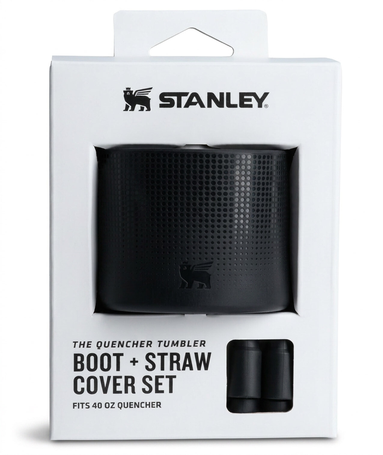 Stanley 1913 Silikónový obal dna a kryt slamky The Quencher Boot + Straw Topper 1180 ml Black