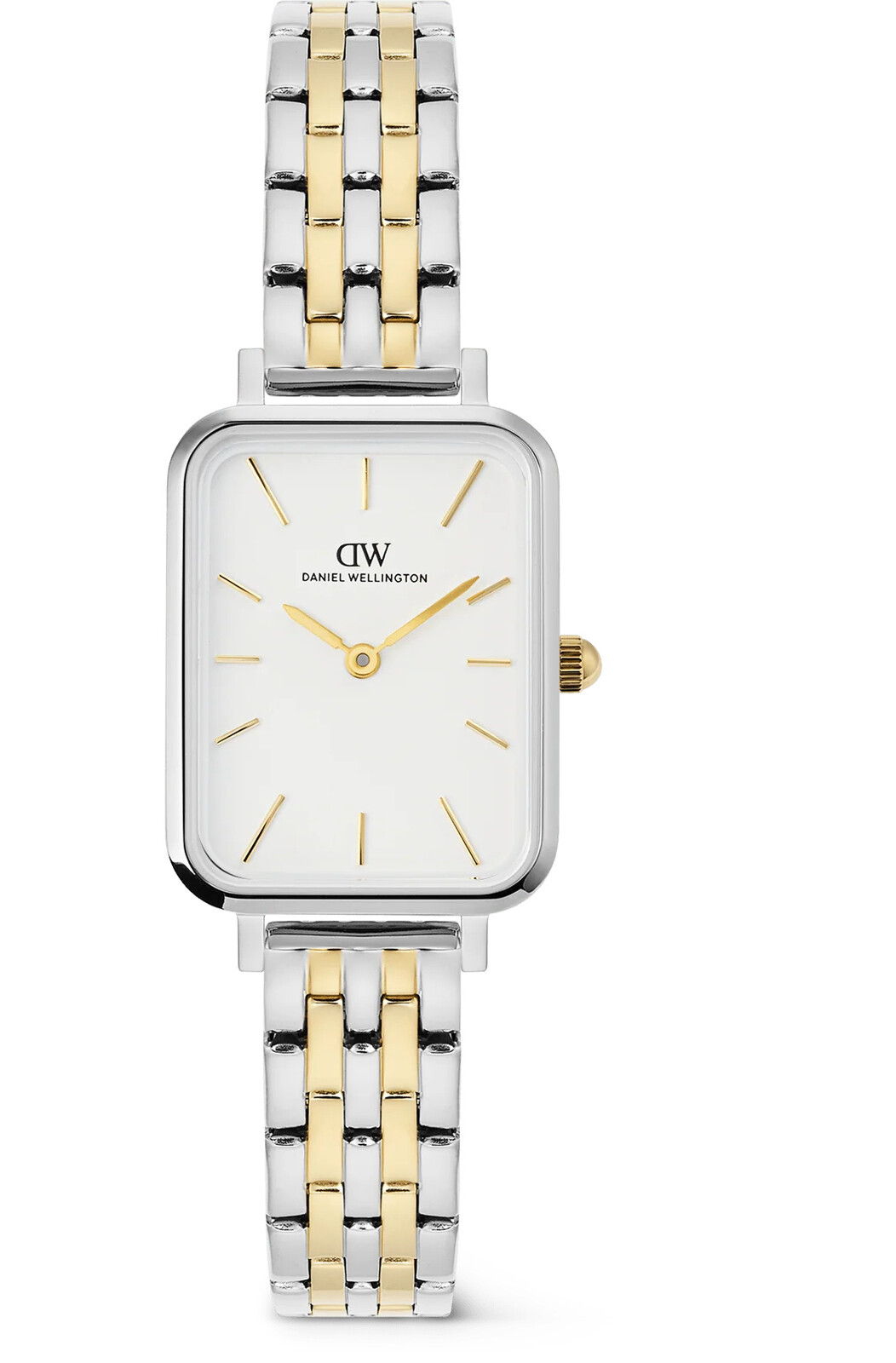 Daniel Wellington Quadro 20x26 5-link Two Tone White G S DW00101014