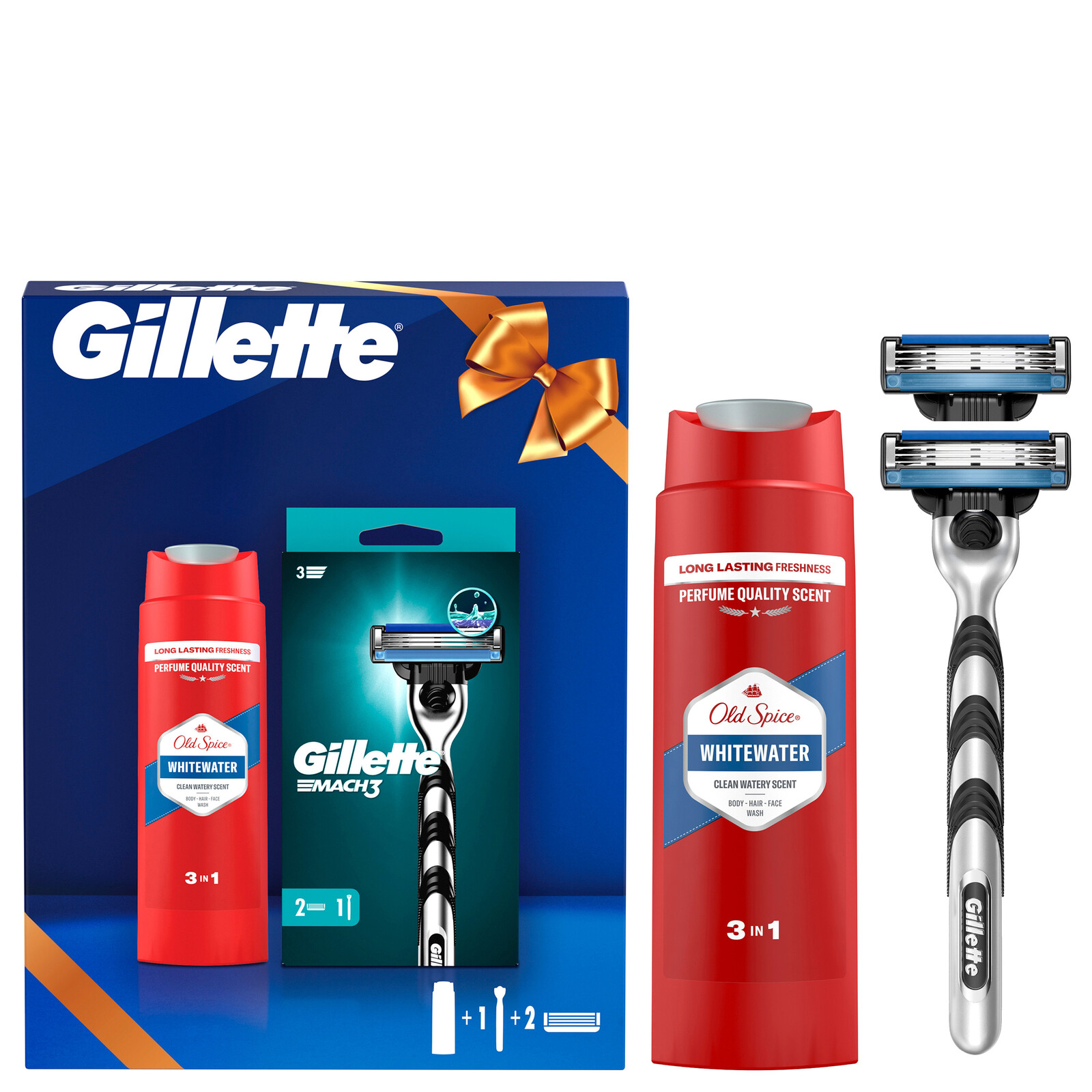 Gillette Gillette - Mach3 strojček+2NH+SG WW 250