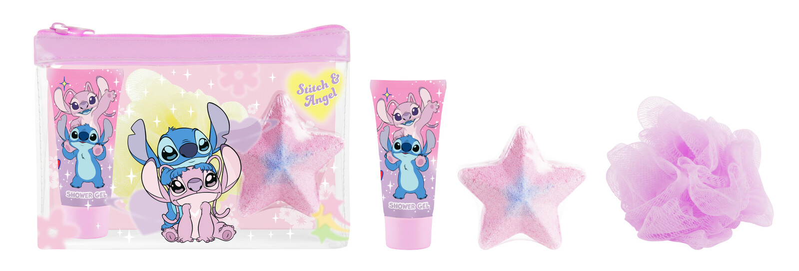 EP Line Darčeková sada s kozmetickou taškou Stitch & Angel
