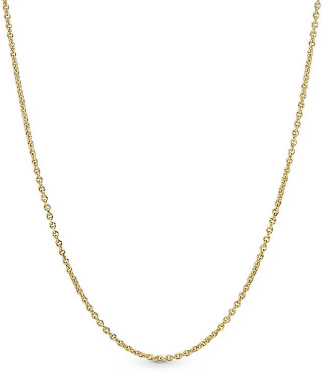 Pandora Elegantná pozlátená retiazka Anker Shine 368727C00-45
