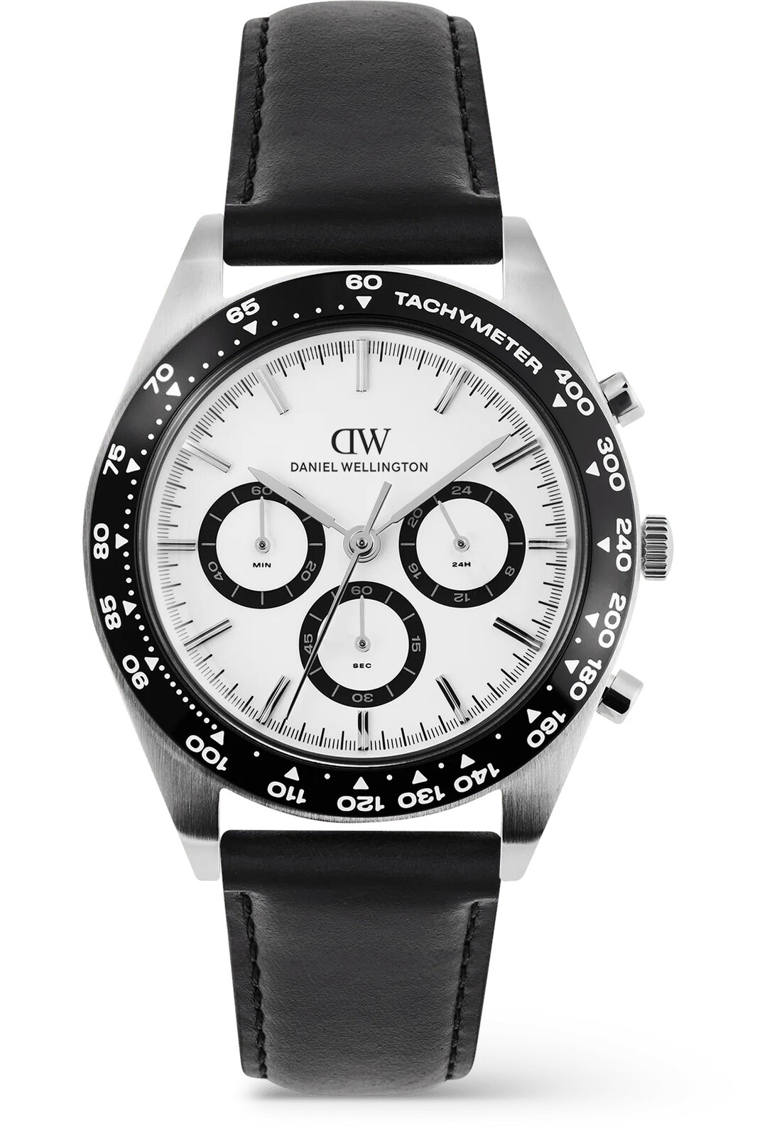 Daniel Wellington Iconic Tachymeter 42 Sheffield White Black S DW00100951