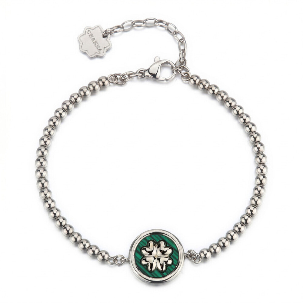 Brosway Guľôčkový náramok Štvorlístok pre šťastie Chakra BHKB308