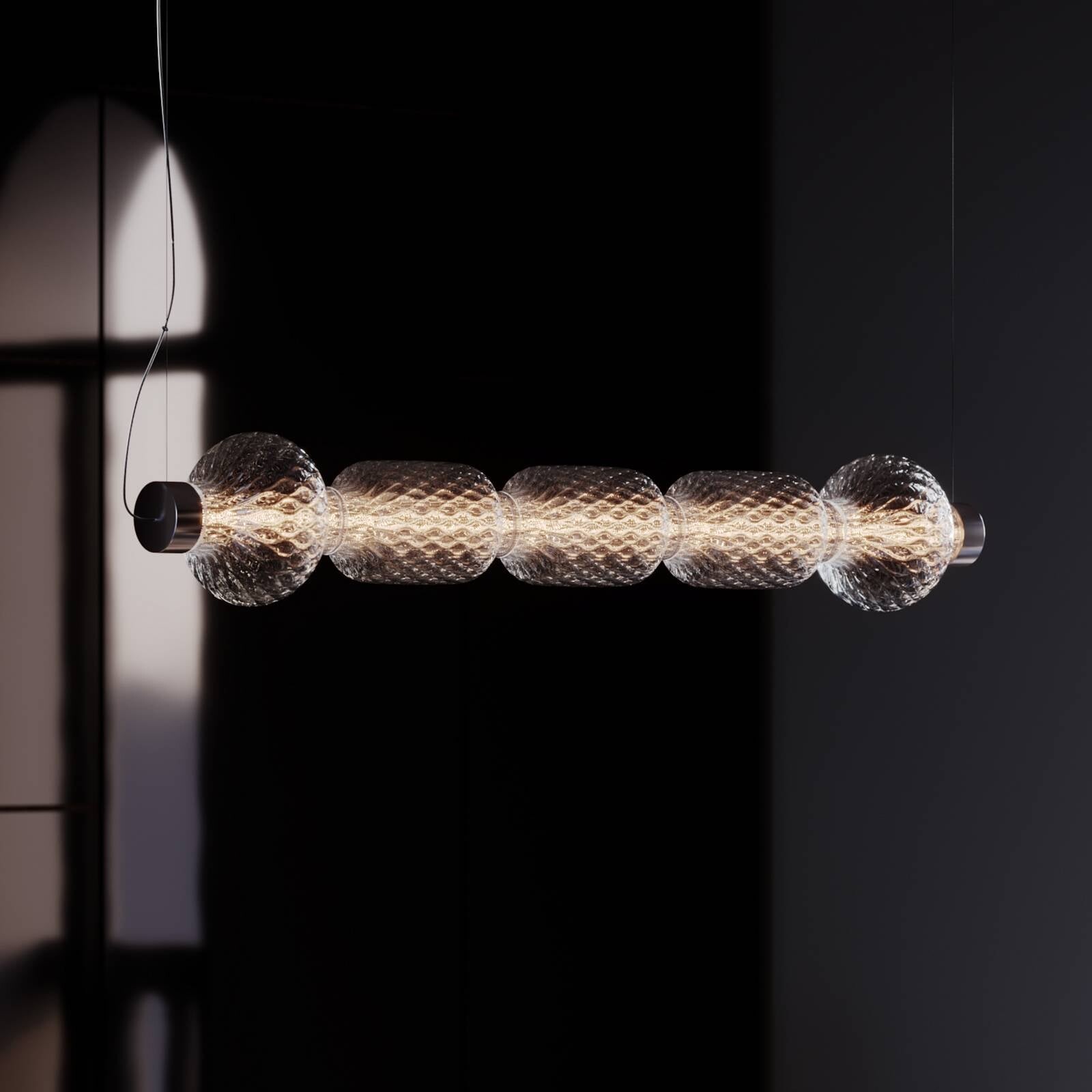 LED závesné svietidlo Artemide Alambicco Horizontal App 123 cm 2700 K