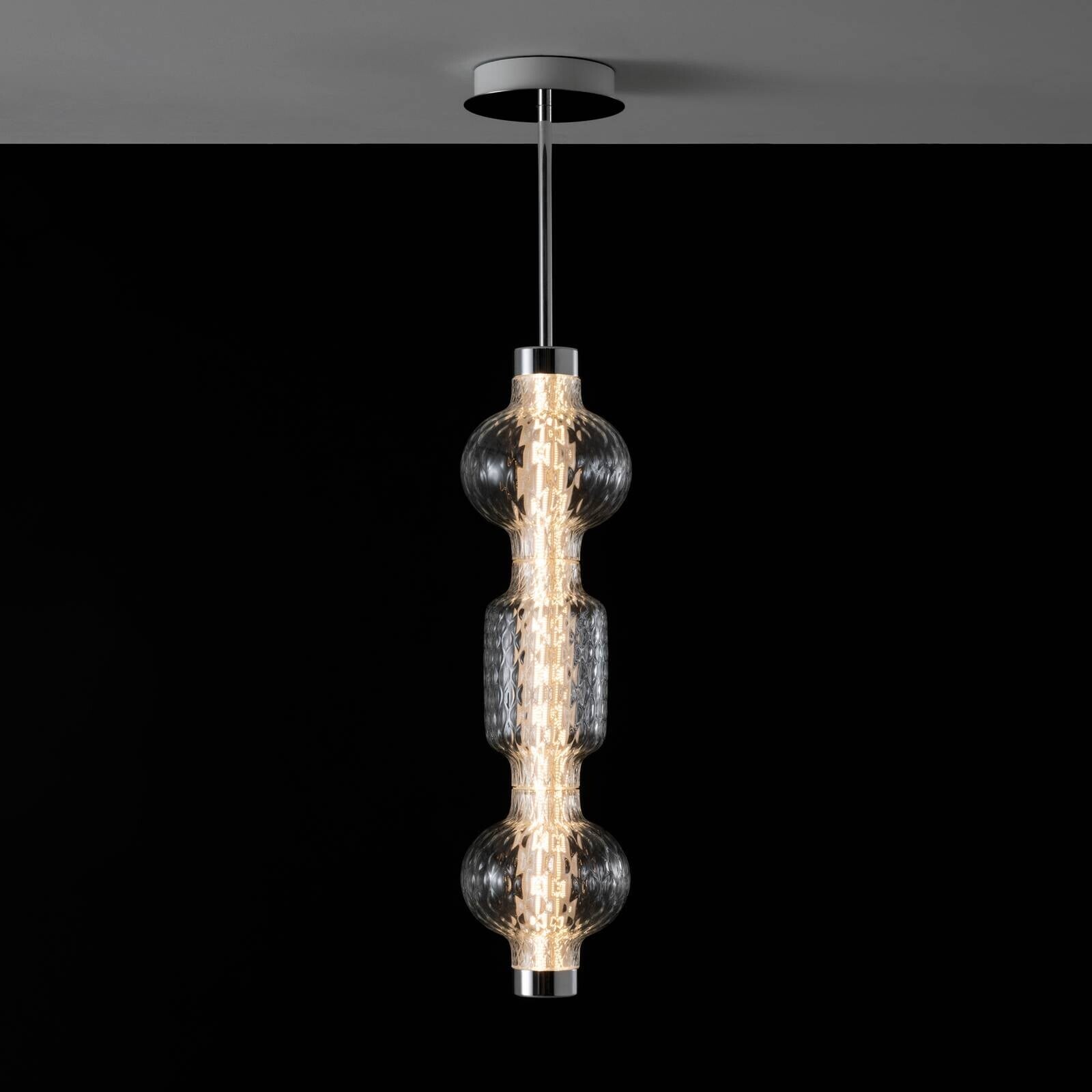 LED závesné svietidlo Artemide Alambicco Vertical App 73 cm 2 700 K