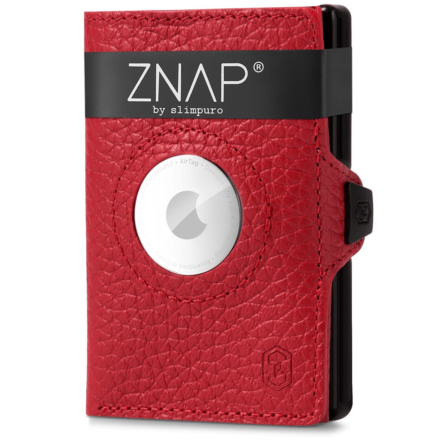 Slimpuro ZNAP Airtag peňaženka na 12 kariet s mincovníkom 8,9 x 1,8 x 6,3 cm (ŠxVxH) s ochranou RFID