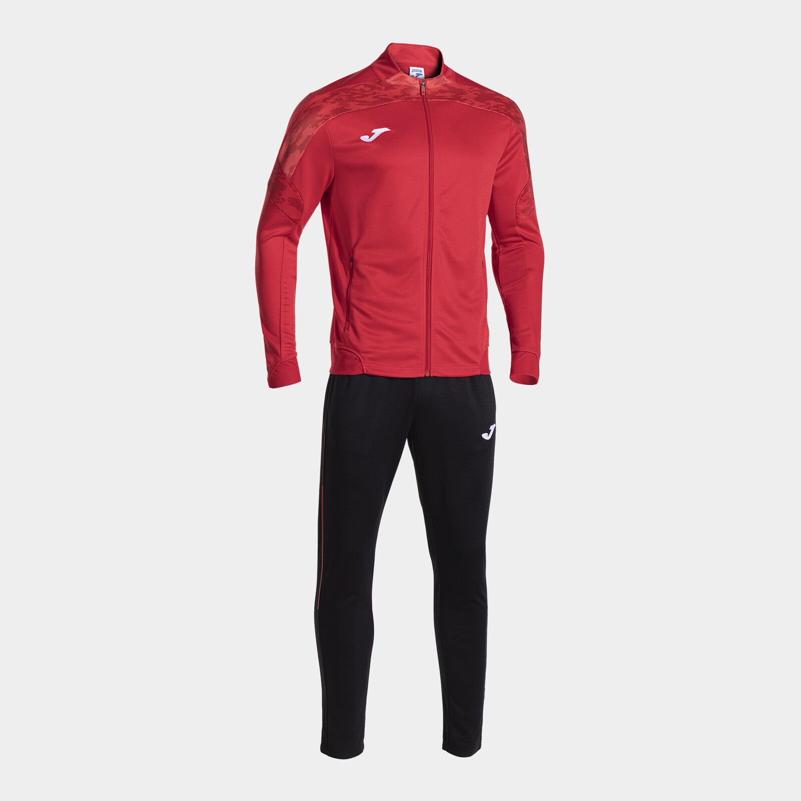 Men's/Boys' Tracksuit Joma Championship VIII Red Black
