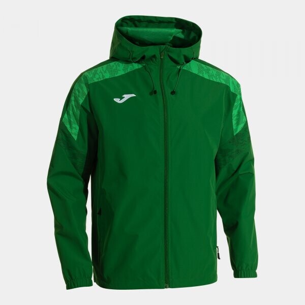 Men's/Boys' Sports Jacket Joma Champions VIII Rain Jacket Green