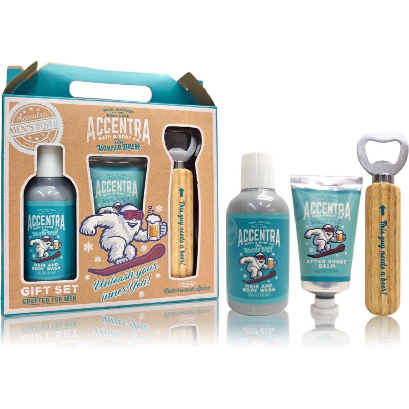 Accentra The Winter Brew Gift set darčeková sada pre mužov 1 ks