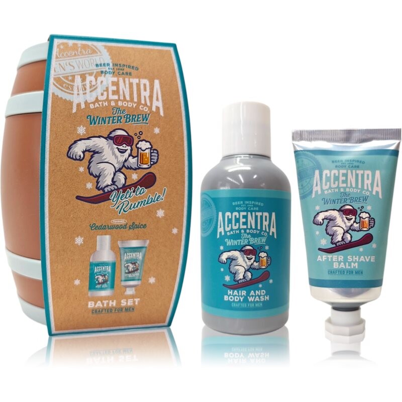 Accentra The Winter Brew Bath Set darčeková sada pre mužov 1 ks