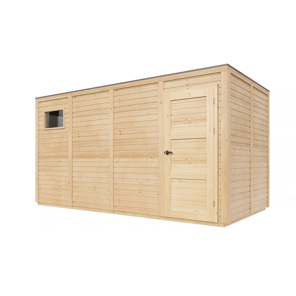 Timbela ZÁHRADNÝ DOMČEK drevený 8,16 m², 404/216/202 cm, s impregnovanou podlahou, M327F2+M327G