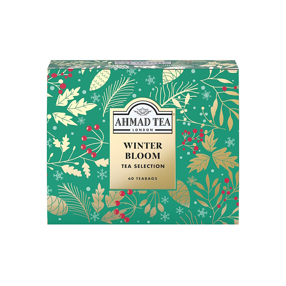 AHMAD TEA Winter bloom kolekcia 6 druhov čierneho čaju 60 sáčkov