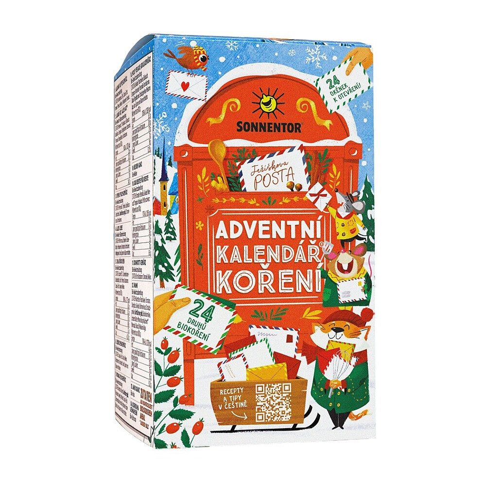 SONNENTOR Korenie adventný kalendár BIO 118 g