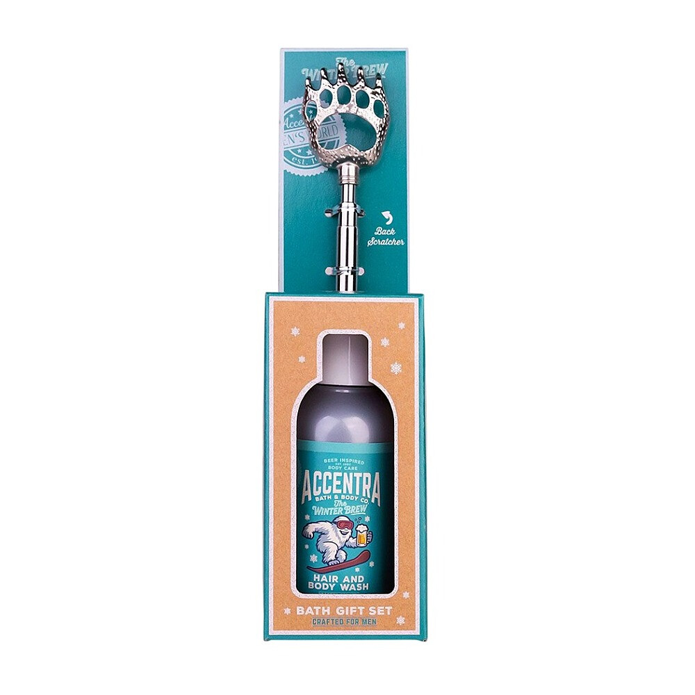 ACCENTRA Men's Collection set kúpeľový so škrabkou na chrbát 150 ml