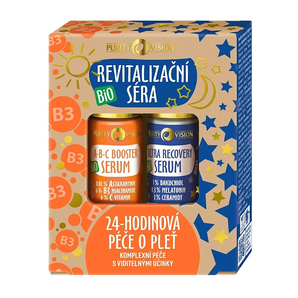 PURITY VISION Bio Revitalizačné séra 24 hodinová starostlivosť 60 ml