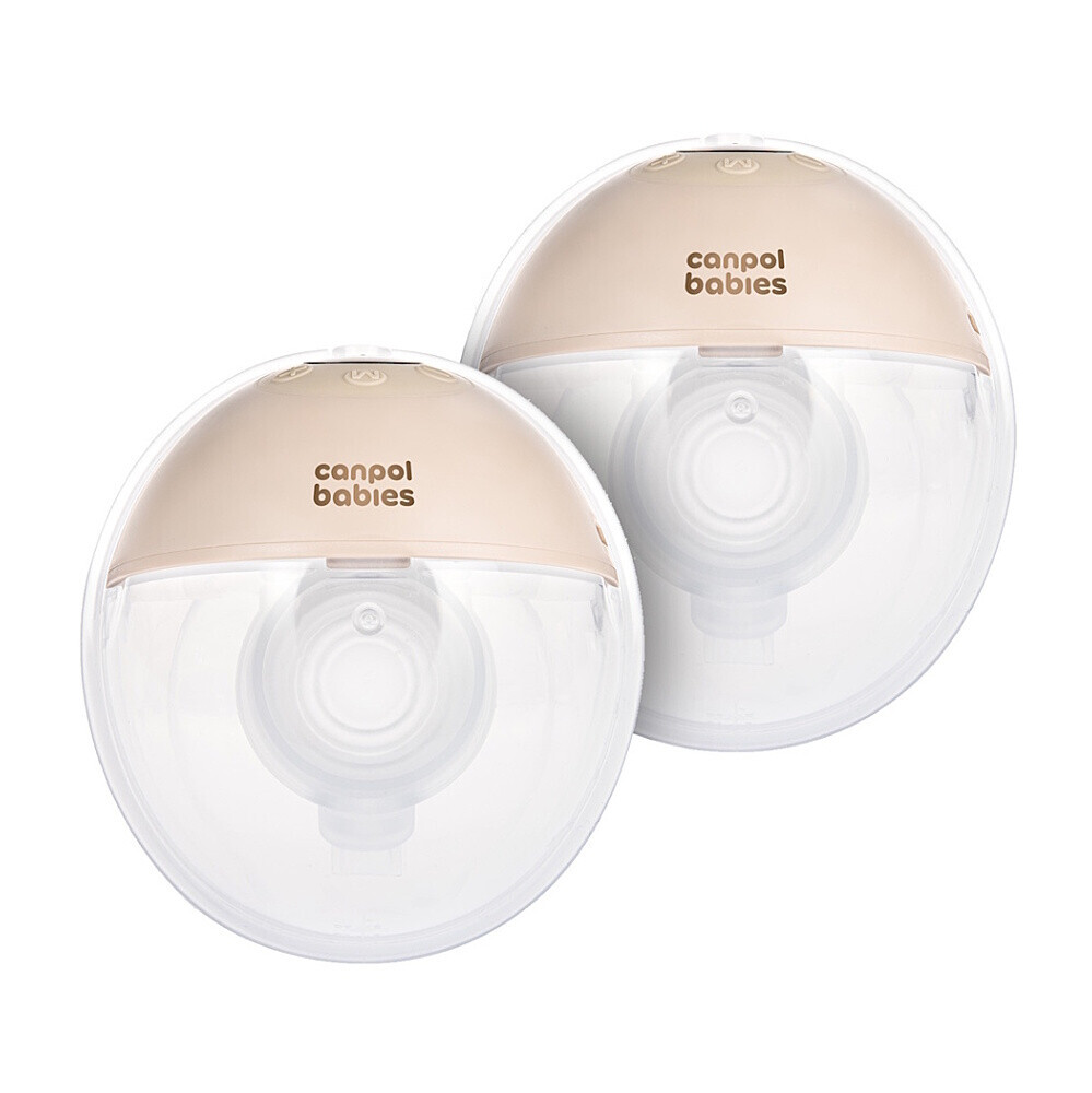 CANPOL BABIES Dvojitá elektrická odsávačka mlieka Hands-Free 2.0
