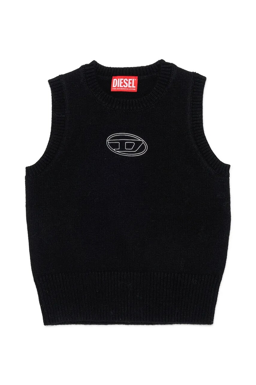 Diesel vesta detská s prímesou vlny KIMKY KNITWEAR