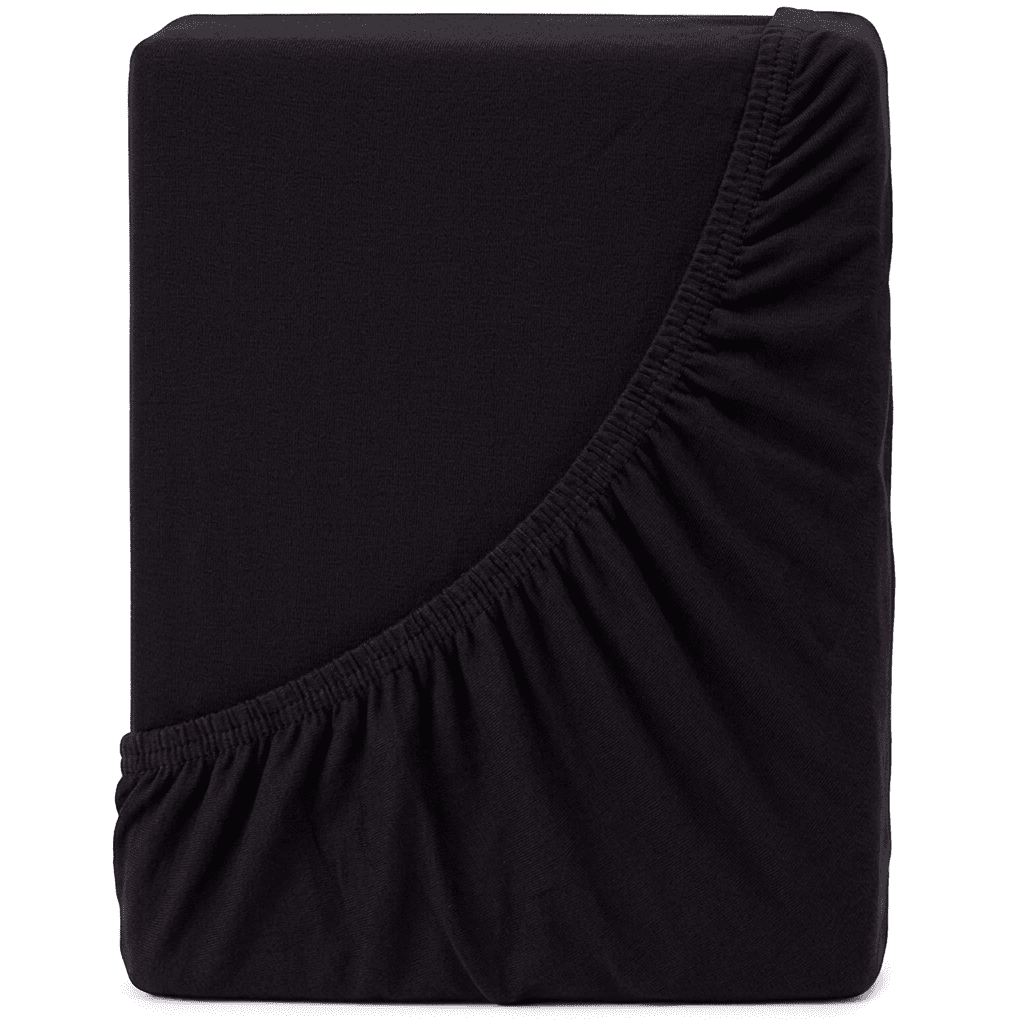 4Home Jersey prestieradlo MAKO čierne, 60 x 120 cm, 60 x 120 cm