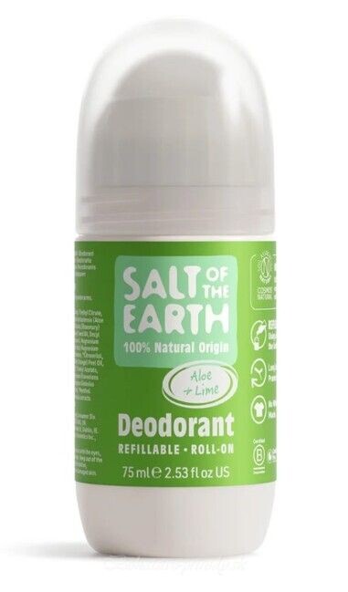 Salt of the Earth - ROLL ON Aloe a Limetka 75ml doplňovací