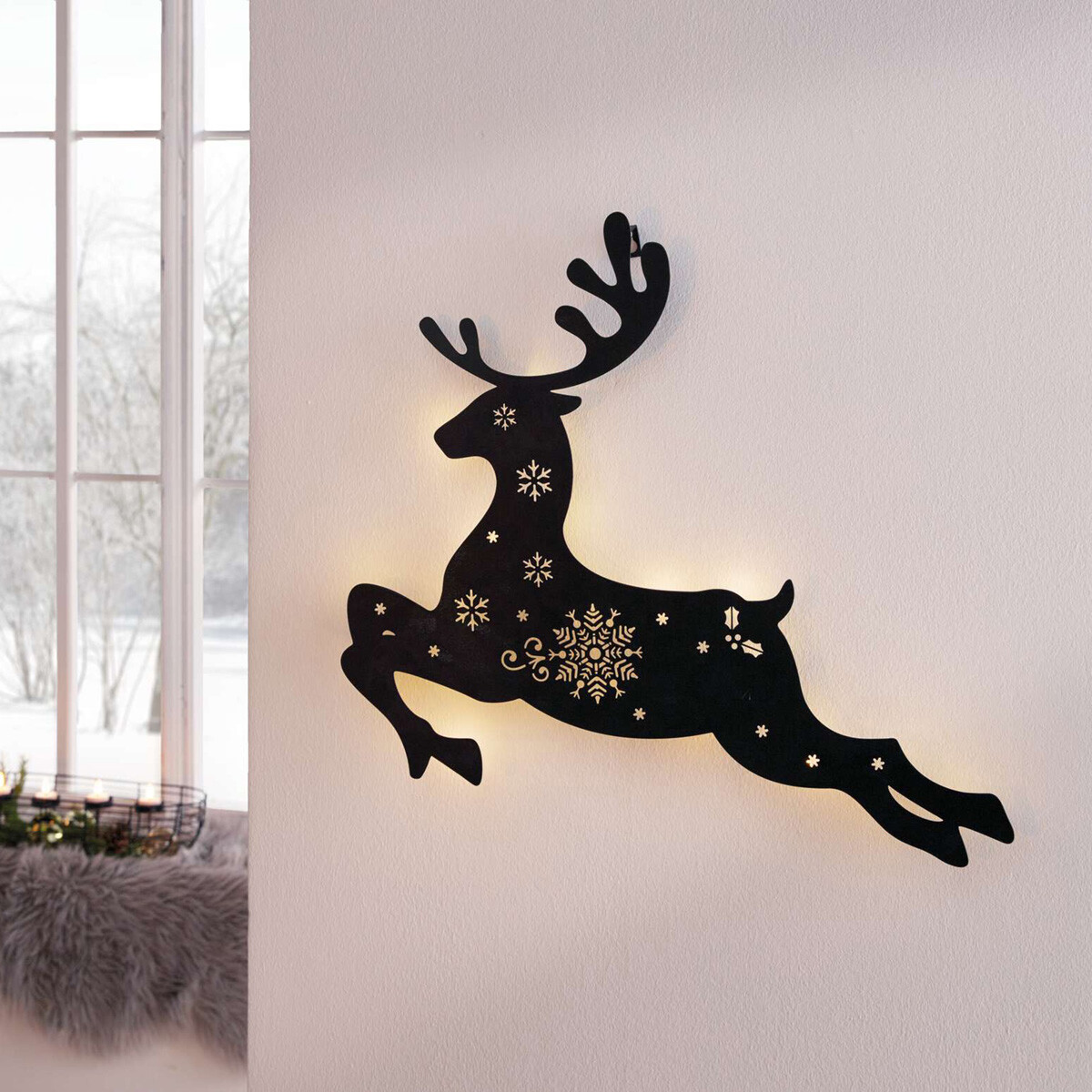 LED nástenná dekorácia Sob