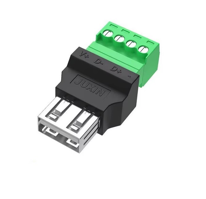 USB-A Female redukcia na 4pinovú svorkovnicu