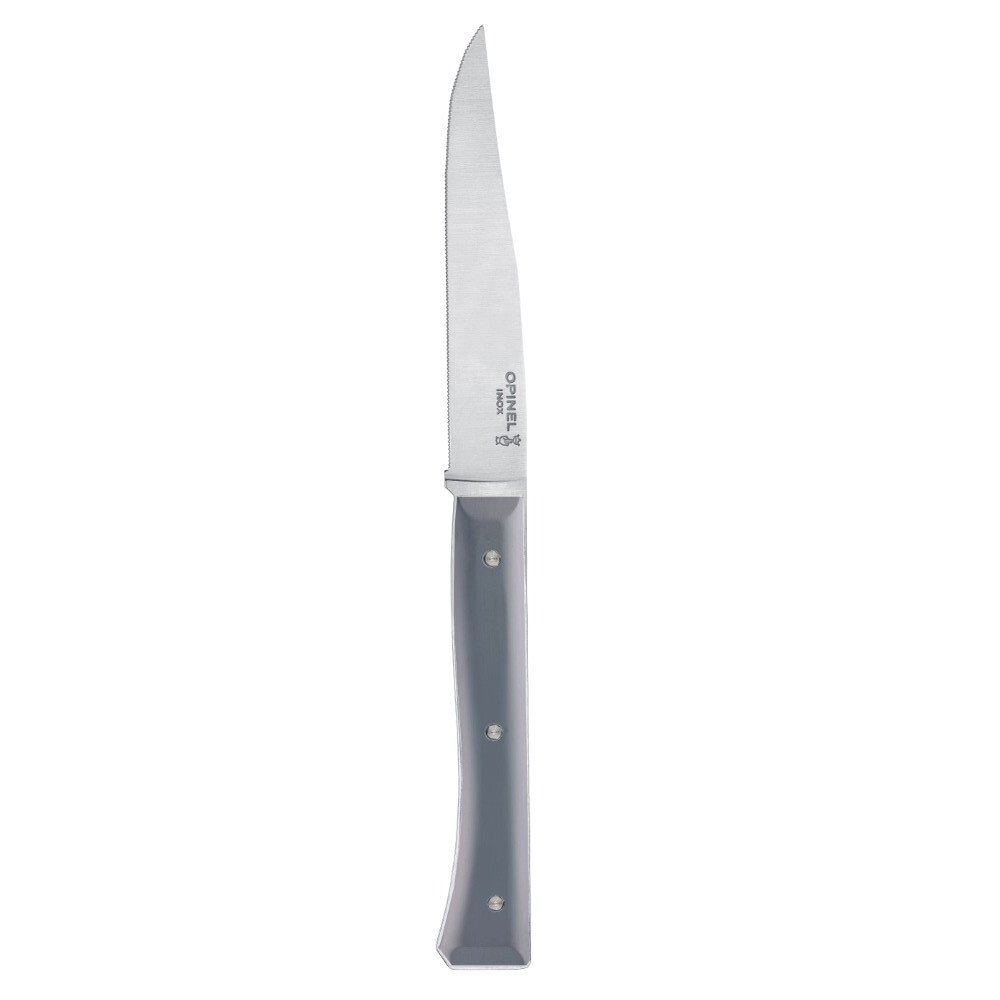 Jedálenský nôž FACETTE 11 cm, sada 4 ks, bridlicová, Opinel