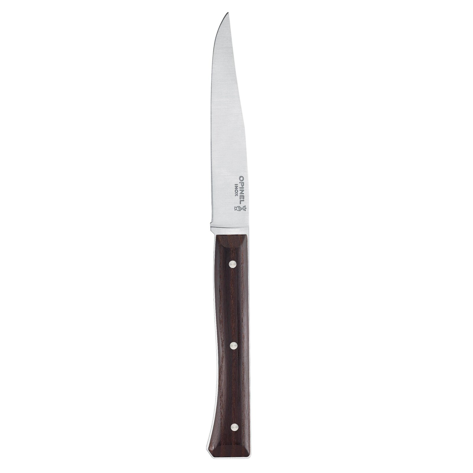 Jedálenský nôž FACETTE 11 cm, sada 4 ks, tmavý jaseň, Opinel