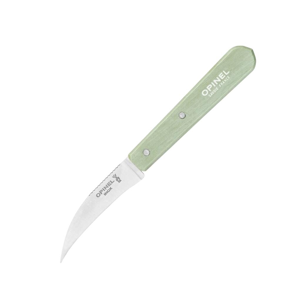 Nôž na zeleninu N°114 PAYSAGE 7 cm, šalviová, hrabové drevo, Opinel