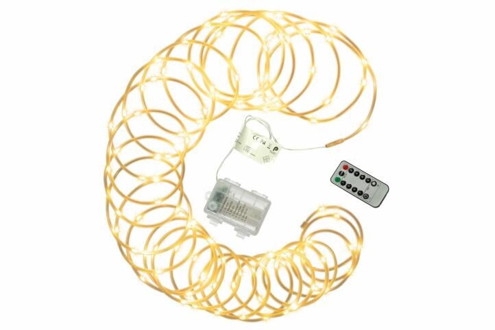 Nexos 57381 Vianočné LED osvetlenie - MINI kábel - 10 m teple biela