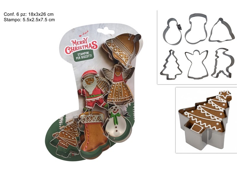 MAKRO - Vykrajovačky vianočné 6ks