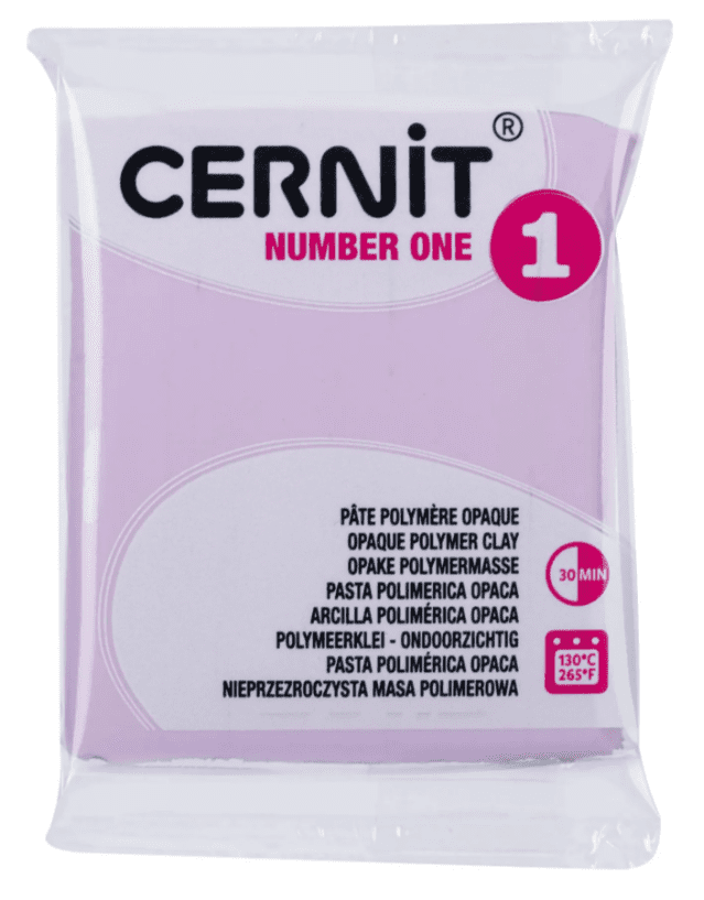 CERNIT NO1 - Modelovacia hmota na výrobu šperkov a dekorácií 56932C - light lilac, 56 f