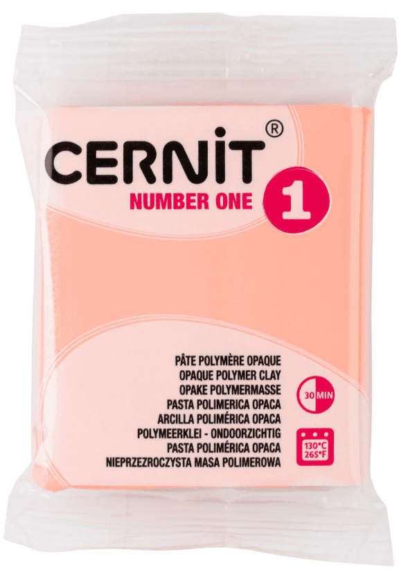CERNIT NO1 - Modelovacia hmota na výrobu šperkov a dekorácií 56761C - orange margose, 56 g