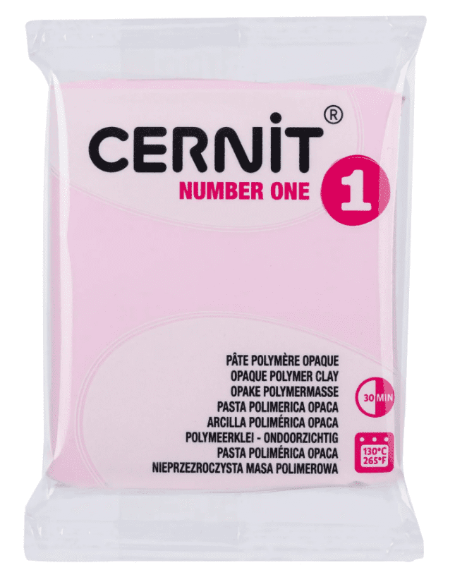 CERNIT NO1 - Modelovacia hmota na výrobu šperkov a dekorácií 56482C - pink flamingo, 56 g