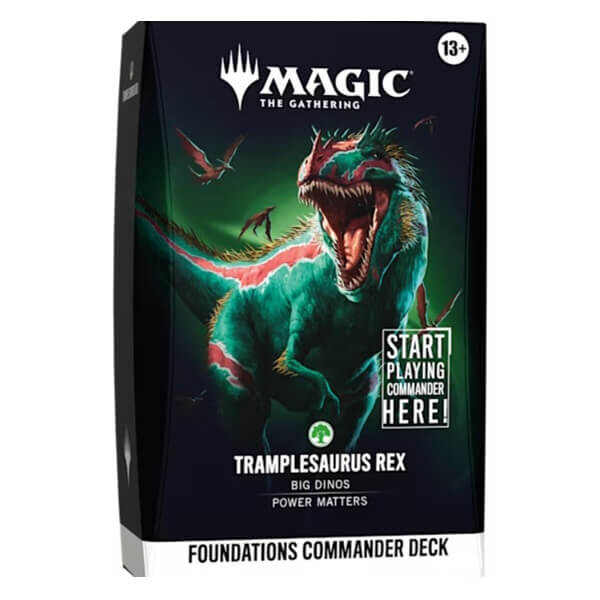 Wizards of the Coast Magic: The Gathering Foundations Commander Deck - Tramplesaurus Rex