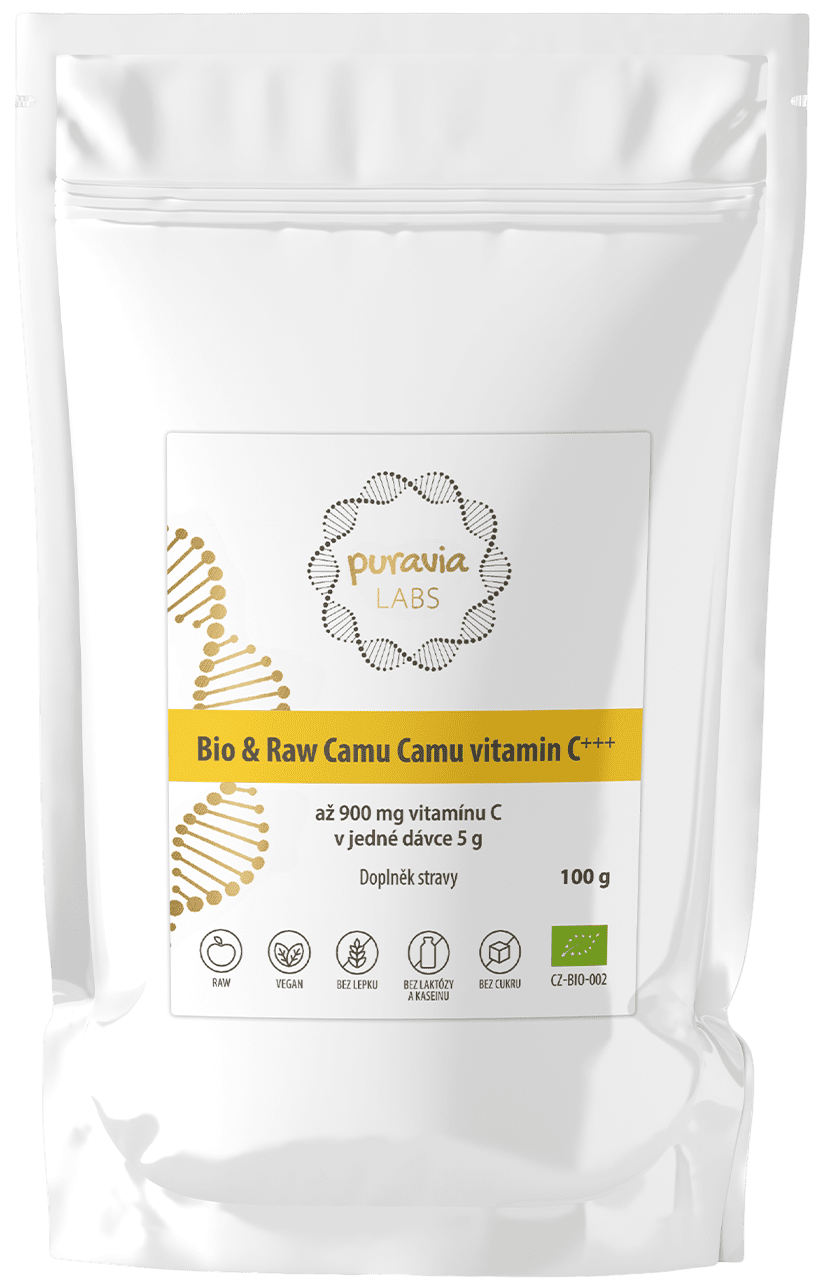 PURAVIA LABS Bio & Raw Camu Camu vitamín C 100 g