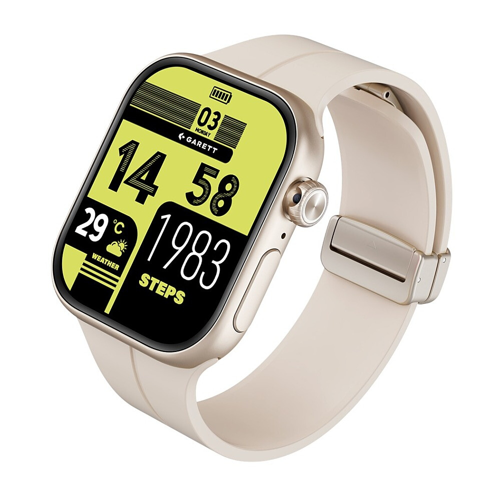 GARETT Smartwatch Next AI 4G silver inteligentné hodinky