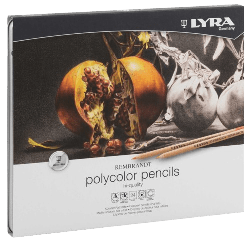 LYRA REMBRANDT POLYCOLOR - Profesionálne olejové farebné ceruzky 24 ks