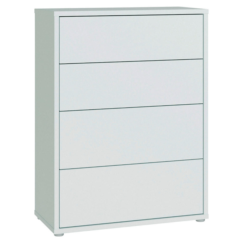 Carryhome KOMODA, svetlosivá, 75/99/35 cm