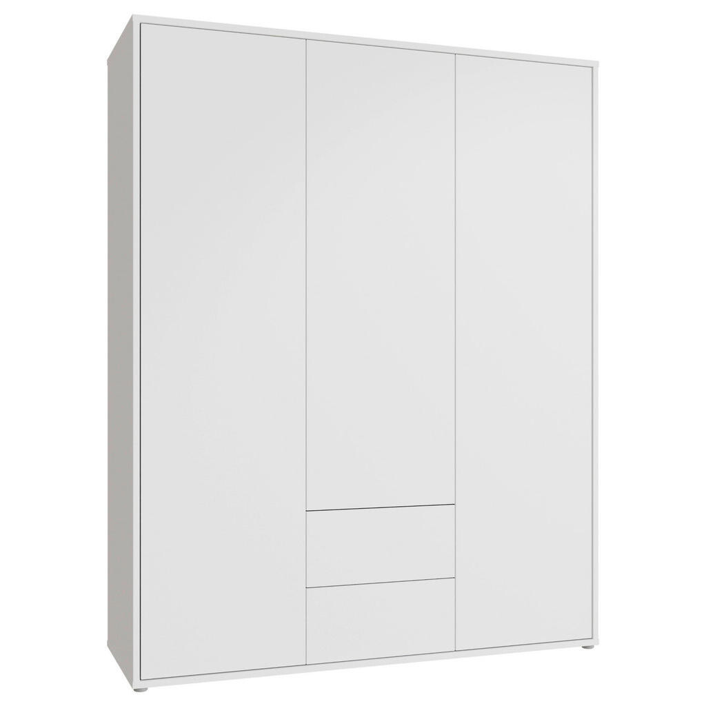 Carryhome SKRIŇA S OTOČNÝMI DVERAMI, biela, 169/214/60 cm