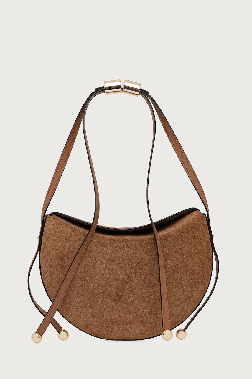 Furla crossbody kabelka dámska semišová Moonstone S
