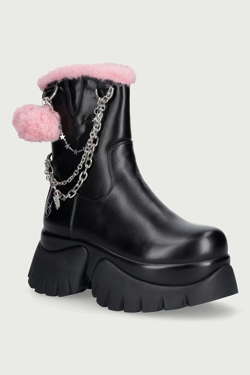 Koi Footwear  členkové čižmy dámske Catalyst Chain Monster Platform Boots