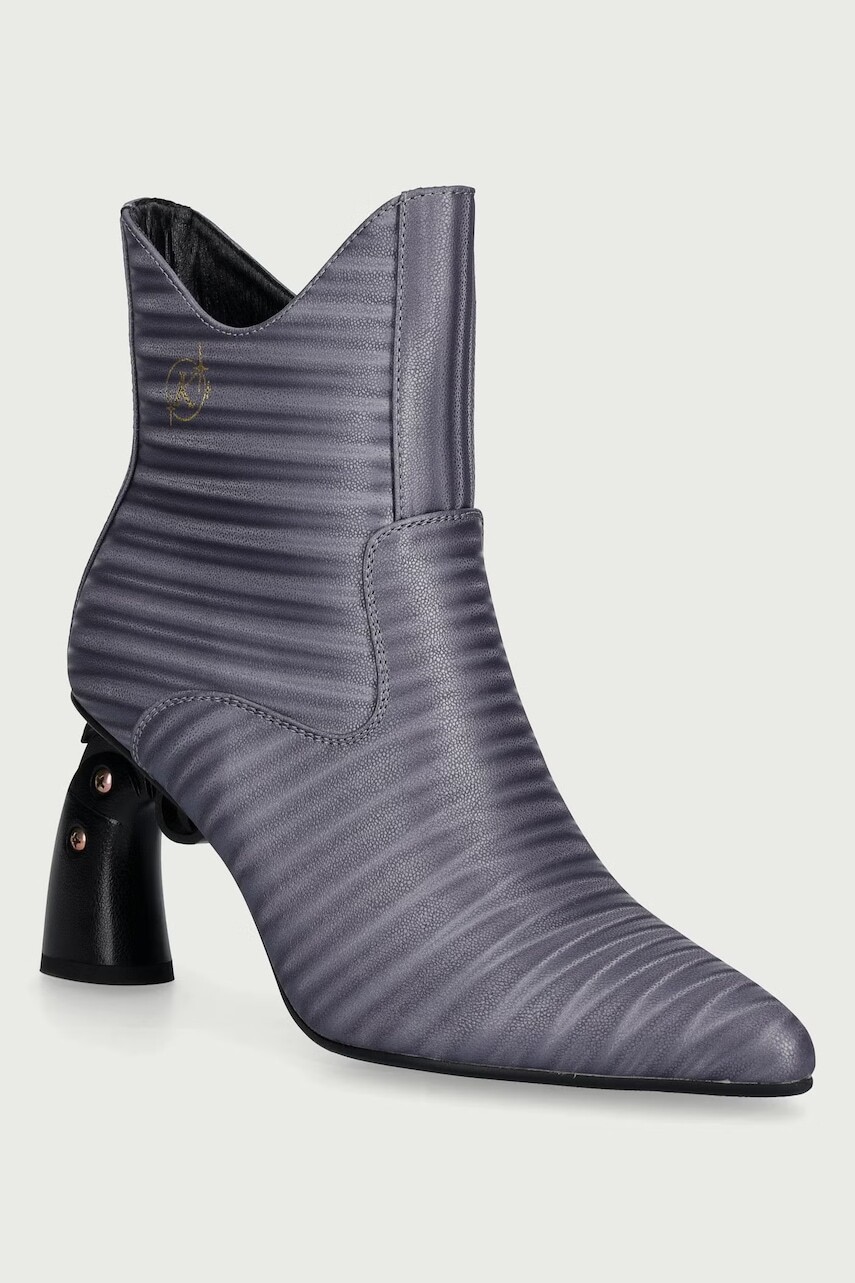 Koi Footwear  členkové čižmy dámske GG01-VENDETTA GUN HEEL BOOTS