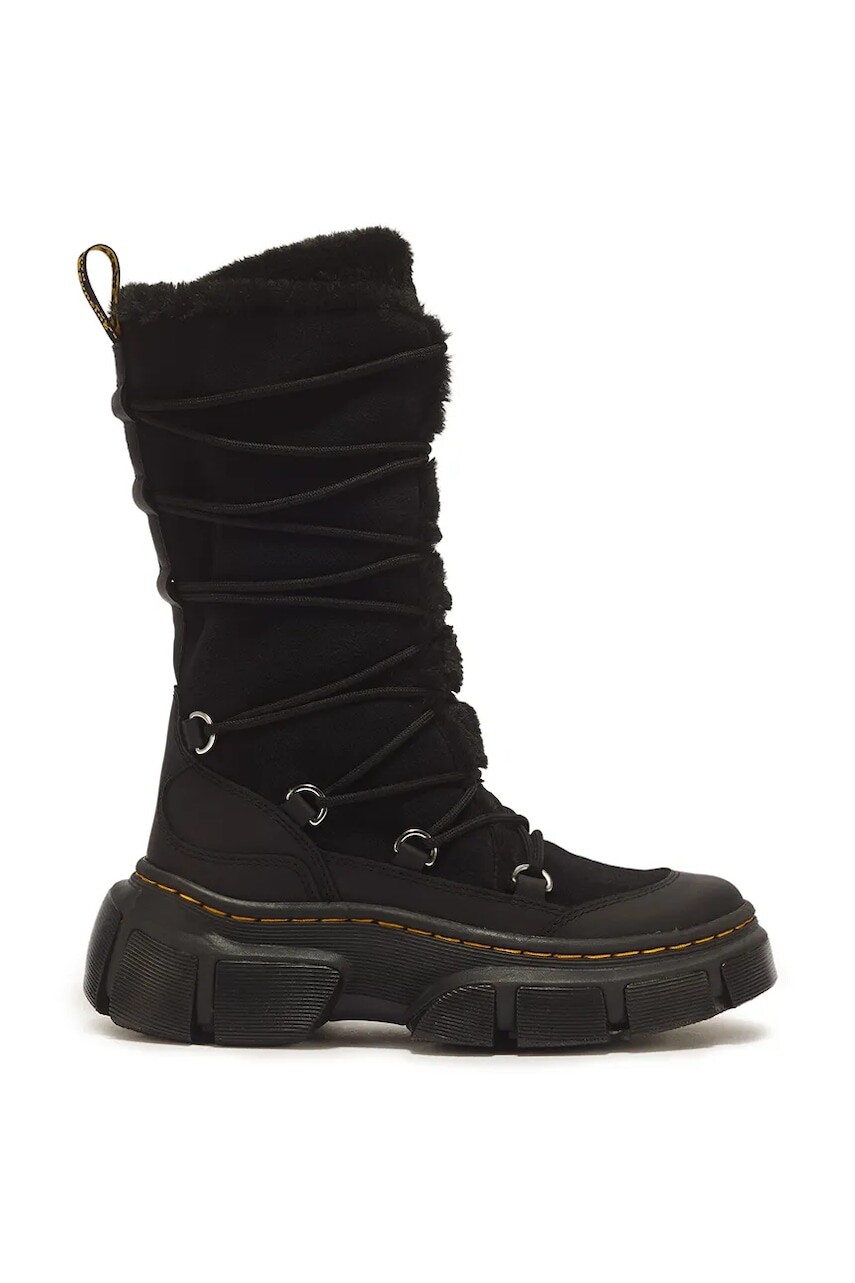 Dr. Martens  čižmy dámske kožené DMXL 6 Tie Fur